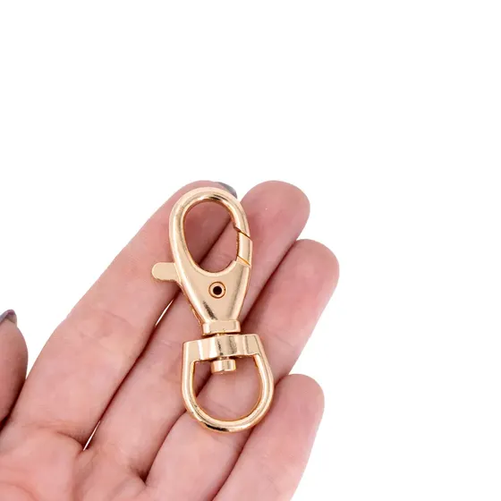 Fecho Mosquetao 52Mm Em Zamak Com 50 Pecas 073 - Dourado 073
