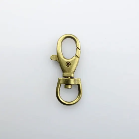 Fecho Mosquetao 52Mm Em Zamak Com 50 Pecas 075 - Ouro Velho