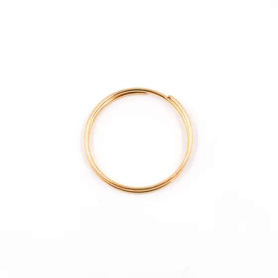 Argola De Guardanapo Volta Dupla 40Mm Em Aluminio Com 250Gr 073 - Dourado 073