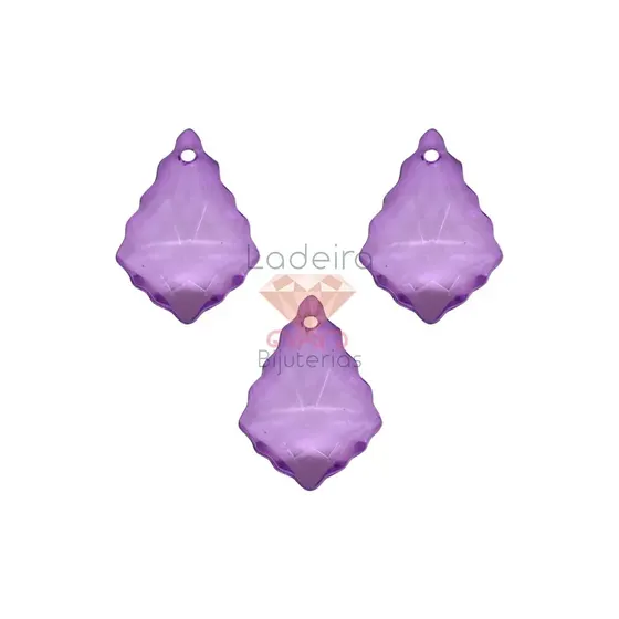 Ponteira Bacalhau Translucida 15X22Mm Em Acrilico Com 500Gr 050 - Roxo Claro 050