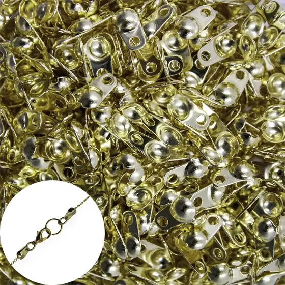 Tips Sem Haste Duplo 4.3 X 7.7Mm Em Ferro Com 1000 Pecas