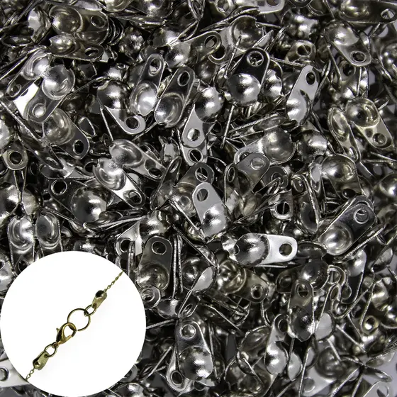 Tips Sem Haste Duplo 4.3 X 7.7Mm Em Ferro Com 1000 Pecas