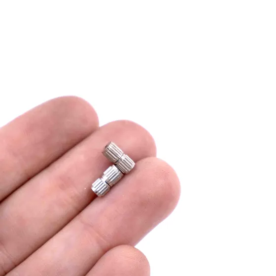 Fecho Rosca Sem Argola 3.8X8.5Mm Em Latao Com 250 Pecas