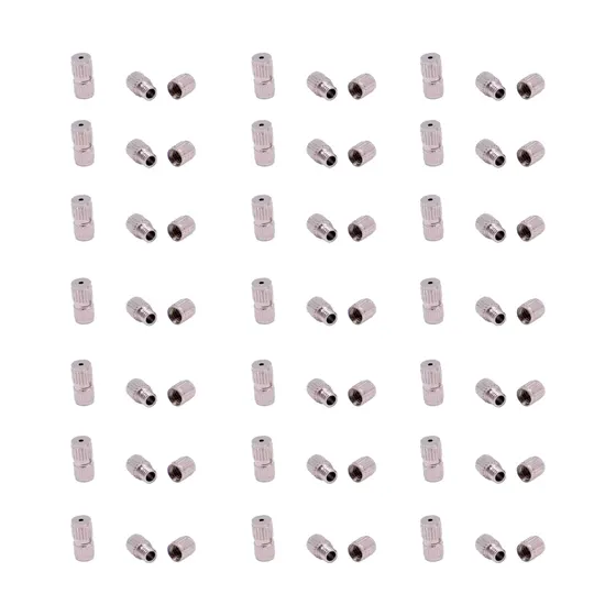 Fecho Rosca Sem Argola 3.8X8.5Mm Em Latao Com 250 Pecas