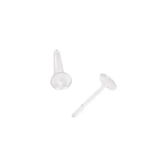 Base Com Pino Para Brinco 05X11Mm Em Plastico Com 5000 Pecas