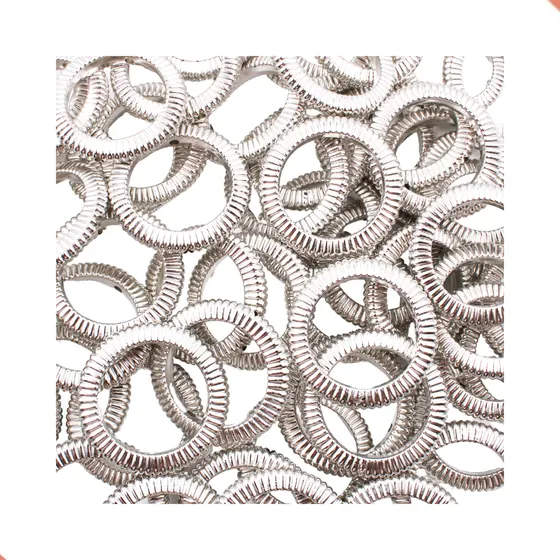 Argola Frisada 39Mm Em Abs Com 250G
