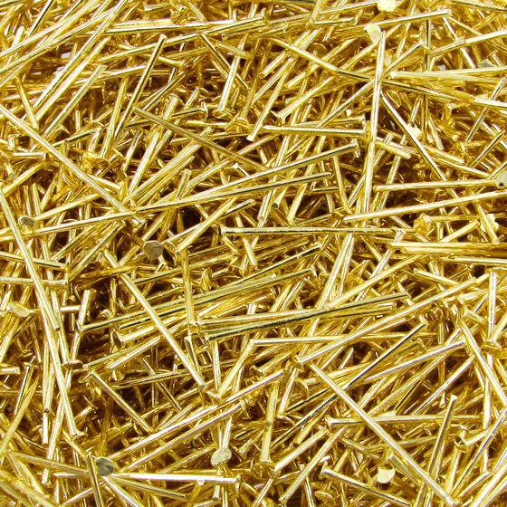 Alfinete Pino 20Mm Em Latao Com 500G - Nacional