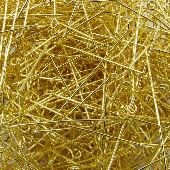 Alfinete Contra Pino Latao 40Mm 500G - Nacional