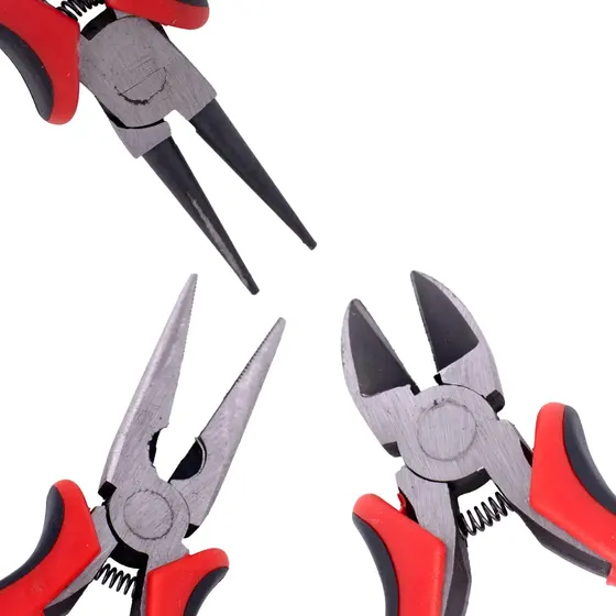 Kit Com 3 Alicates Para Bijuterias