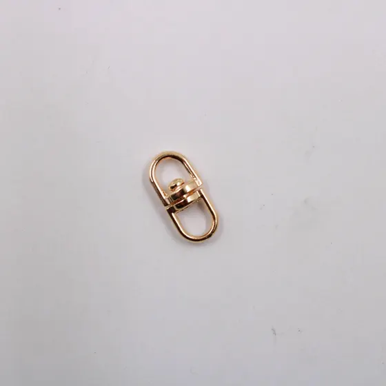 Conector Giratorio Para Fecho 25X08Mm Em Zamac Com 100 Pecas