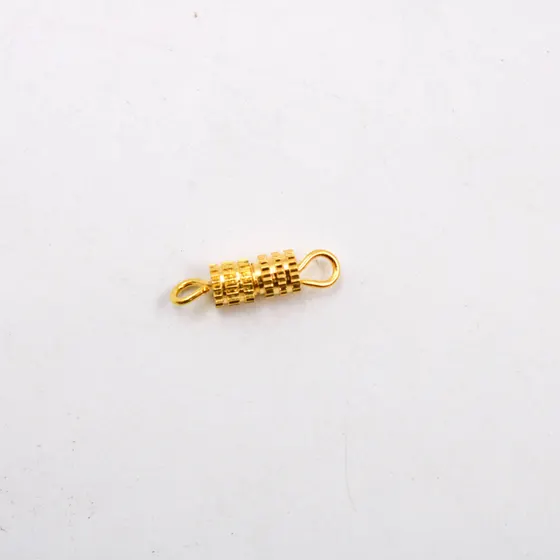 Fecho De Rosca Com Argola De Latao 4X12Mm Com 250 Pecas - Dourado