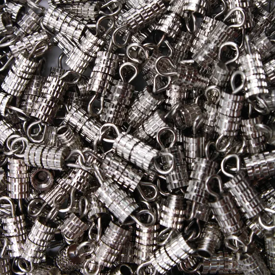 Fecho De Rosca Com Argola De Latao 4X12Mm Com 250 Pecas - Niquel