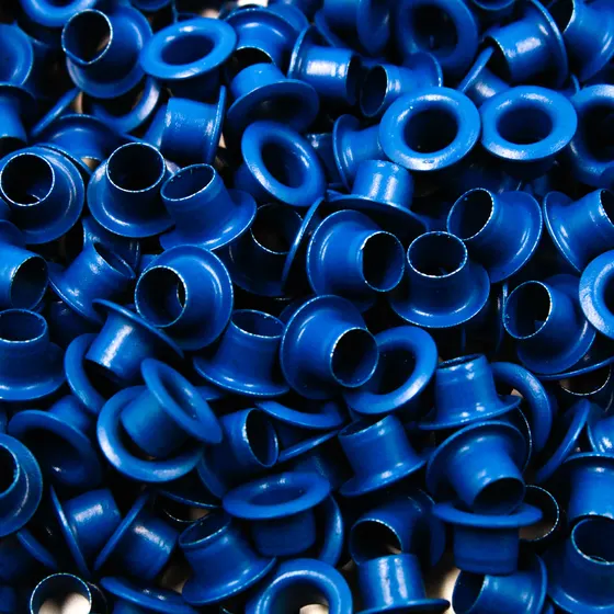 Ilhos Baxmann 54 Em Aluminio Com 1000 Pecas - Azul Royal