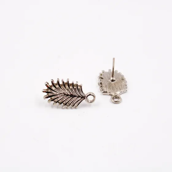 Pino De Brinco Folha Trabalhada 12X21Mm Em Zamac Com 100G - Niquel