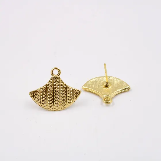 Pino De Brinco Crescente 19X22Mm Em Zamac Com 100G - Dourado