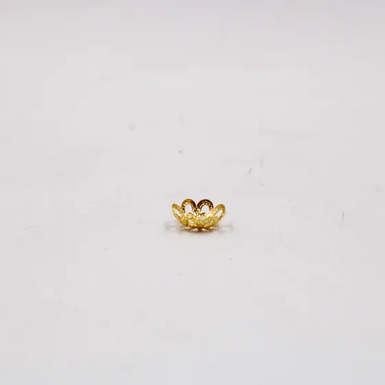 Tulipa Flor 12Mm Cm-019 Em Ferro Com 1000 Pecas - Dourado