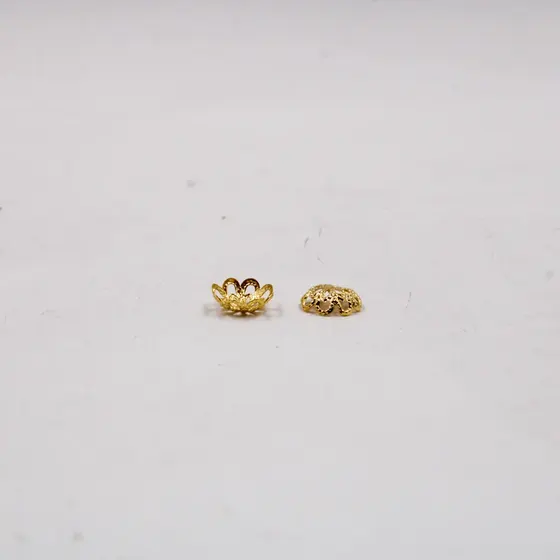 Tulipa Flor 12Mm Cm-019 Em Ferro Com 1000 Pecas - Dourado