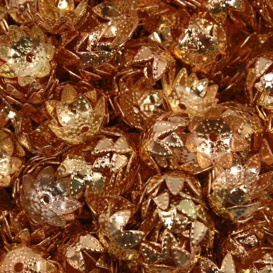 Tulipa Floco De Neve 10Mm Em Ferro Com 1000 Pecas - Dourado