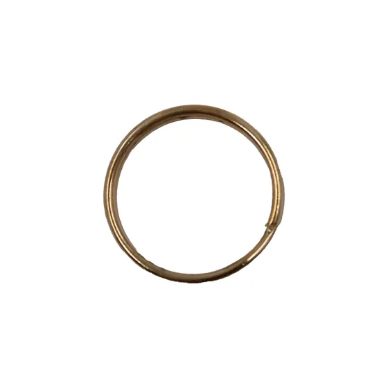 Argola Sem Corrente 28Mm Em Ferro Com 500 Pecas - Dourado