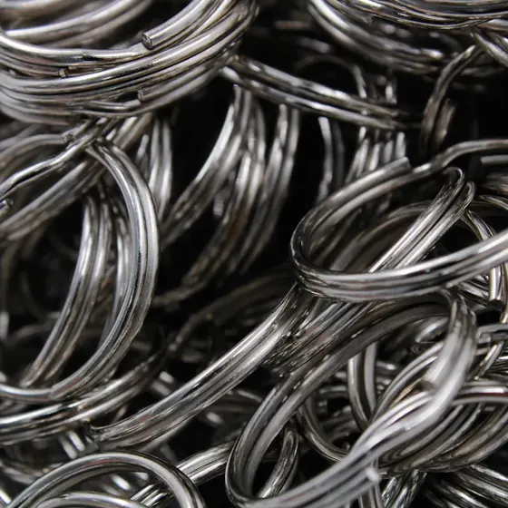 Argola Sem Corrente 28Mm Em Ferro Com 500 Pecas - Niquel