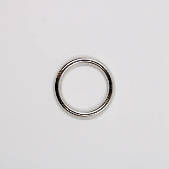 Argola Lisa 03X25Mm Em Abs Com 250G - Niquel