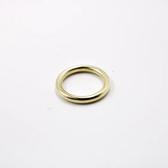 Argola Lisa 30Mm Em Abs Com 250G - Dourado