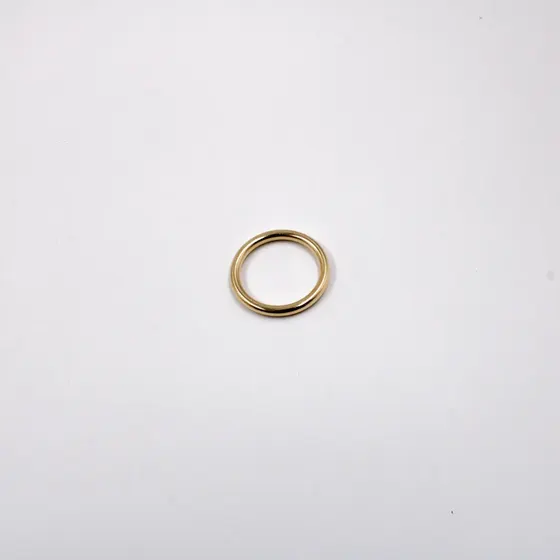 Argola Lisa 36Mm Em Abs Com 250G - Dourado