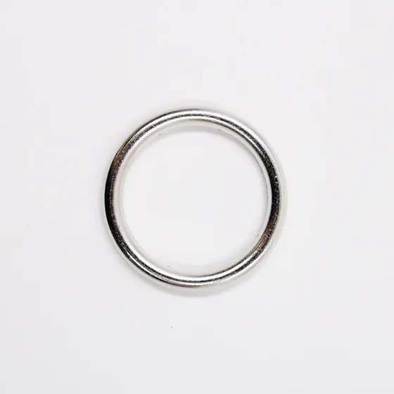 Argola Lisa 4X36Mm Em Abs Com 250G - Niquel