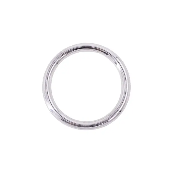 Argola Lisa 5X49Mm Em Abs Com 250G - Niquel