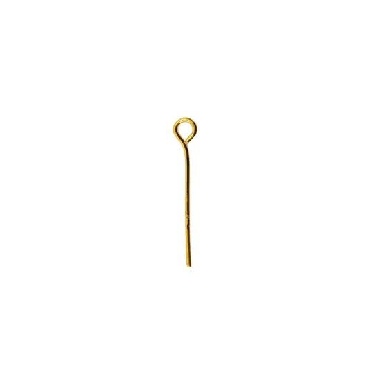 Alfinete Contra Pino Premium 20Mm Em Ferro Com 500Gr - Dourado