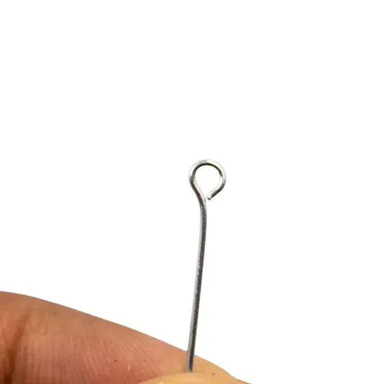 Alfinete Contra Pino Premium 20Mm Em Ferro Com 500Gr - Niquel