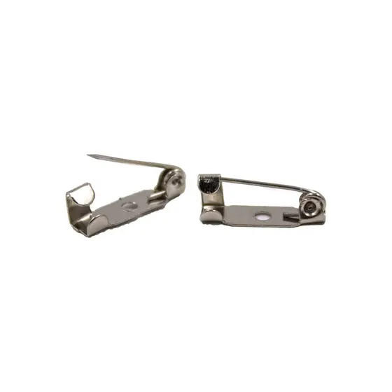 Base De Broche 15Mm Em Ferro Com 1.000 Pecas - Niquel