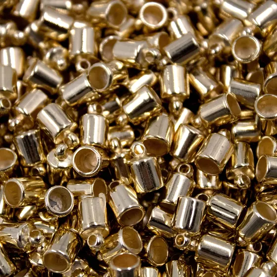Terminal Para Colagem 06X07Mm Em Abs Com 250G - Dourado