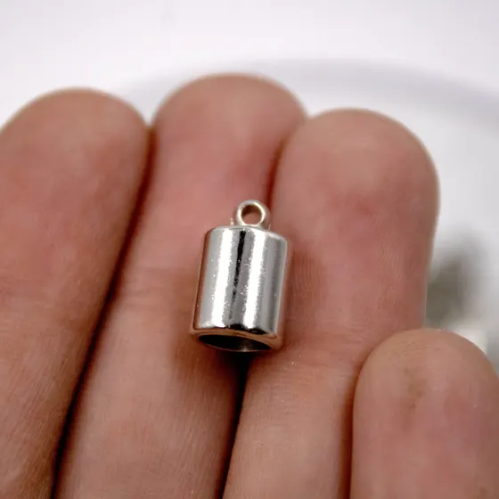 Terminal Para Colagem 08X10Mm Em Abs Com 250G - Niquel