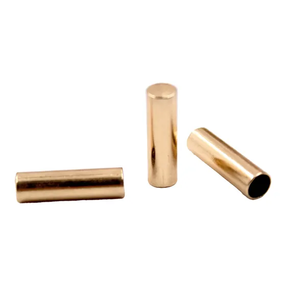 Ponteira Cilindro Para Colagem 3.5Mm Em Zamac Com 500 Pecas - Dourado