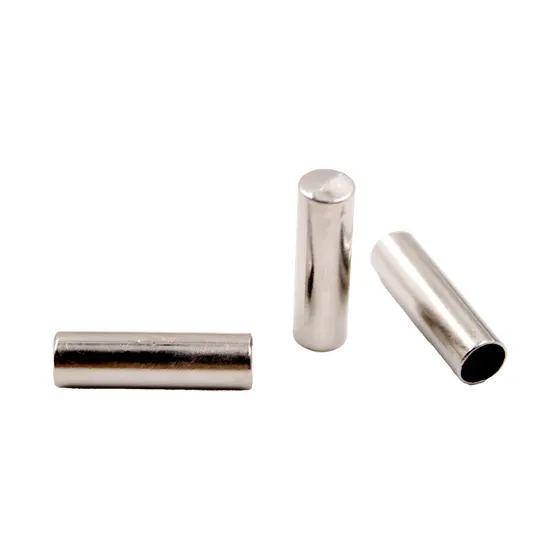 Ponteira Cilindro Para Colagem 3.5Mm Em Zamac Com 500 Pecas - Niquel