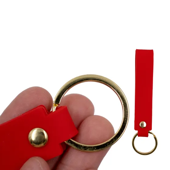 Alca Para Chaveiro Com Argola Dourada 2.0X11Cm Com 12 Pecas