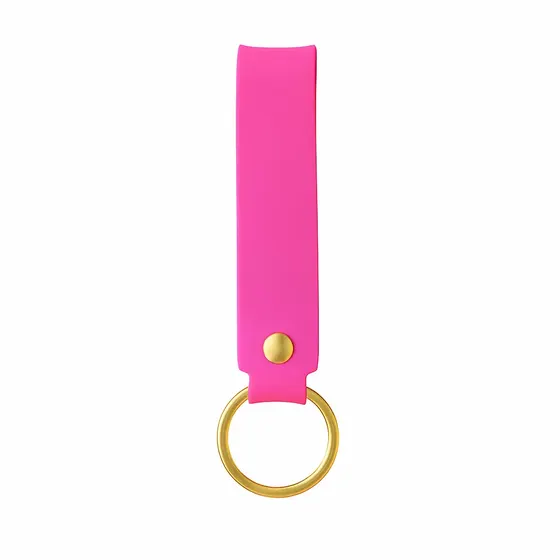 Alca Para Chaveiro Com Argola Dourada 2.0X11Cm Com 12 Pecas - Pink