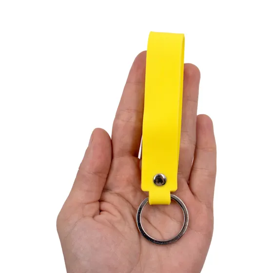 Alca Para Chaveiro Com Argola Niquel 2.0X11Cm Com 12 Pecas - Amarelo