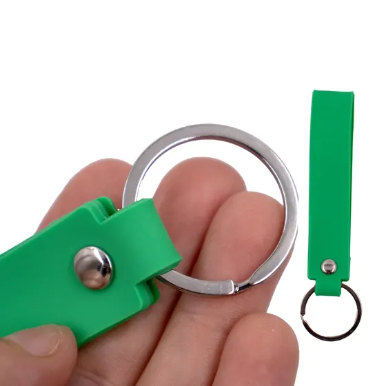 Alca Para Chaveiro Com Argola Niquel 2.0X11Cm Com 12 Pecas