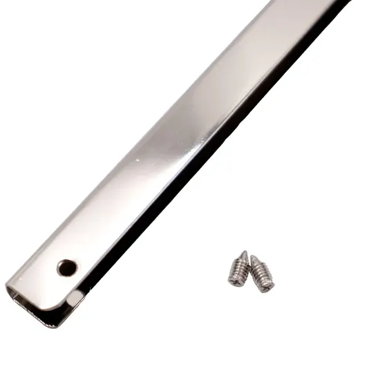 Terminal Para Bolsa 12Cm Em Ferro Com 12 Pecas - Niquel