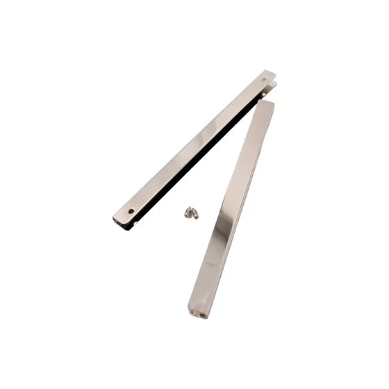 Terminal Para Bolsa 12Cm Em Ferro Com 12 Pecas - Niquel