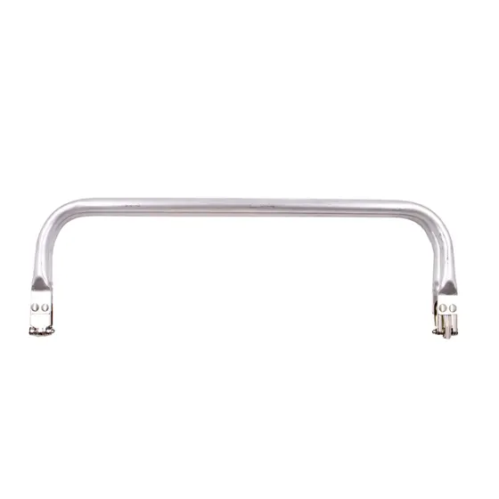 Fecho Tubular Para Bolsa 30X9.7Cm Em Ferro Unidade - Niquel