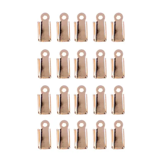 Terminal Quadrado Com Argola 4X11Mm Em Ferro Com 1000 Pecas - Dourado