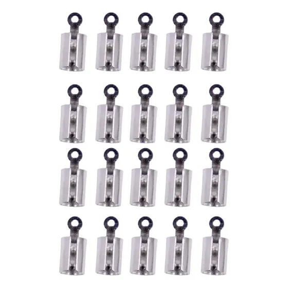Terminal Redondo Com Argola 12.5X5Mm Em Ferro Com 500 Pecas - Niquel