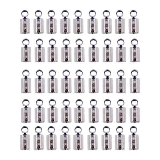 Terminal Redondo Com Argola 8.4X3Mm Em Ferro Com 500 Pecas - Niquel