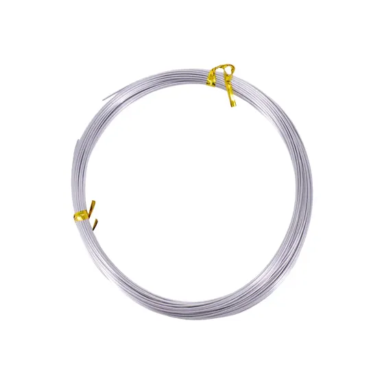 Arame Em Aluminio Para Artesanato 0.8Mm Com 10 Metros