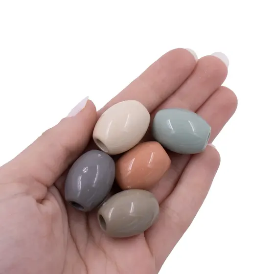 Ponteira Oval 19X23.5Mm Em Acrilico Com 500G