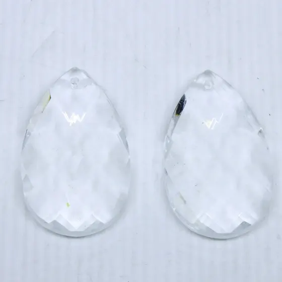 Ponteira Gota Sextavado 30X50Mm Em Acrilico Com 500G 001 - Cristal Transparente 001