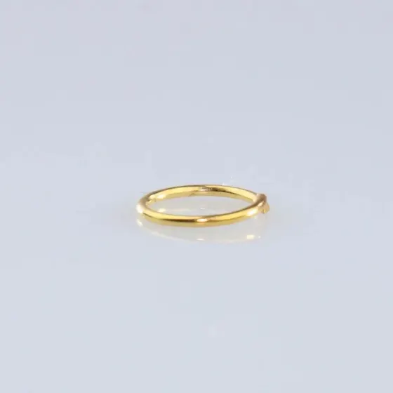 Argolinha 10Mm Em Aluminio Com 250G 073 - Dourado 073